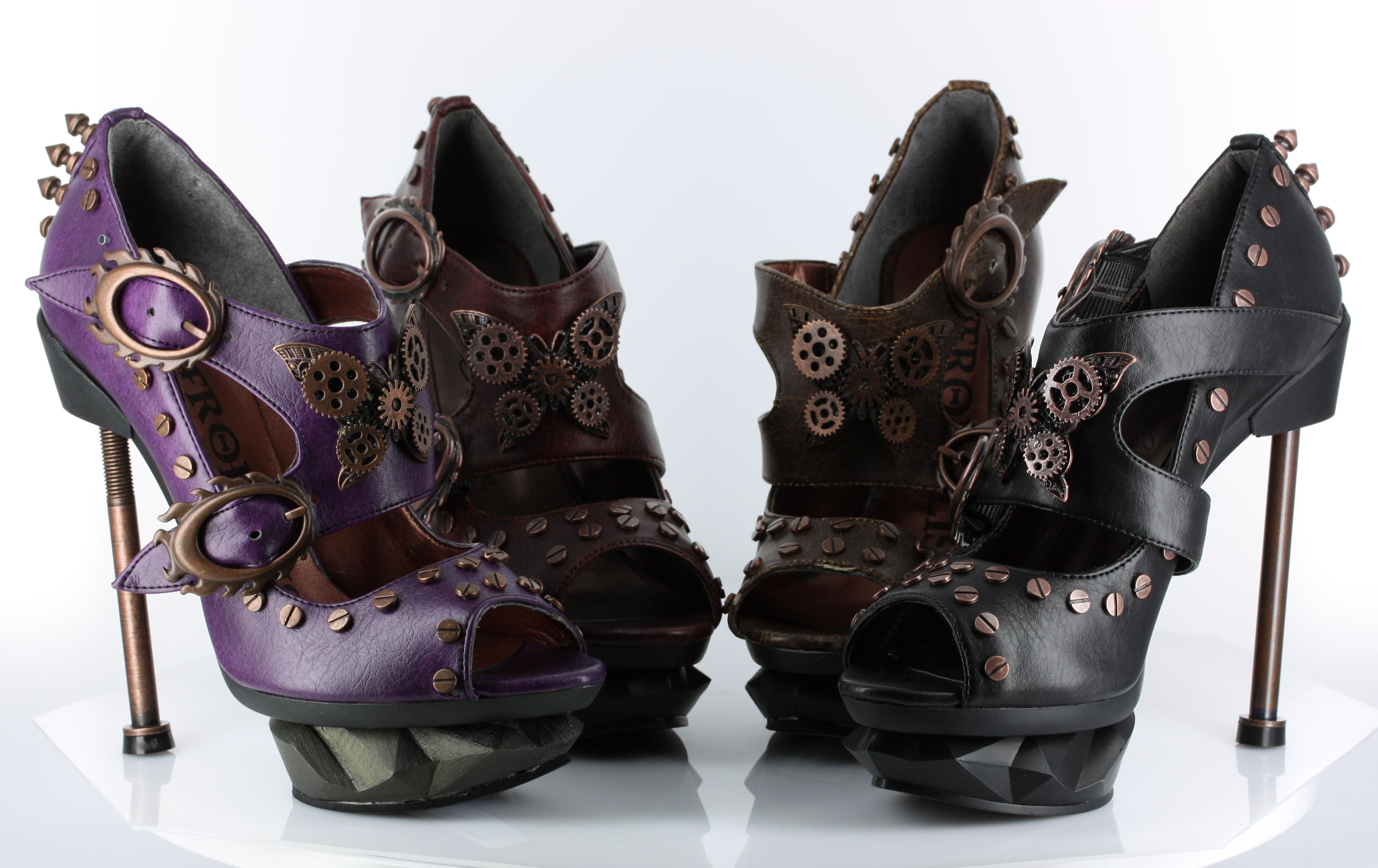 Sky Captain - Steampunk Platform Shoes